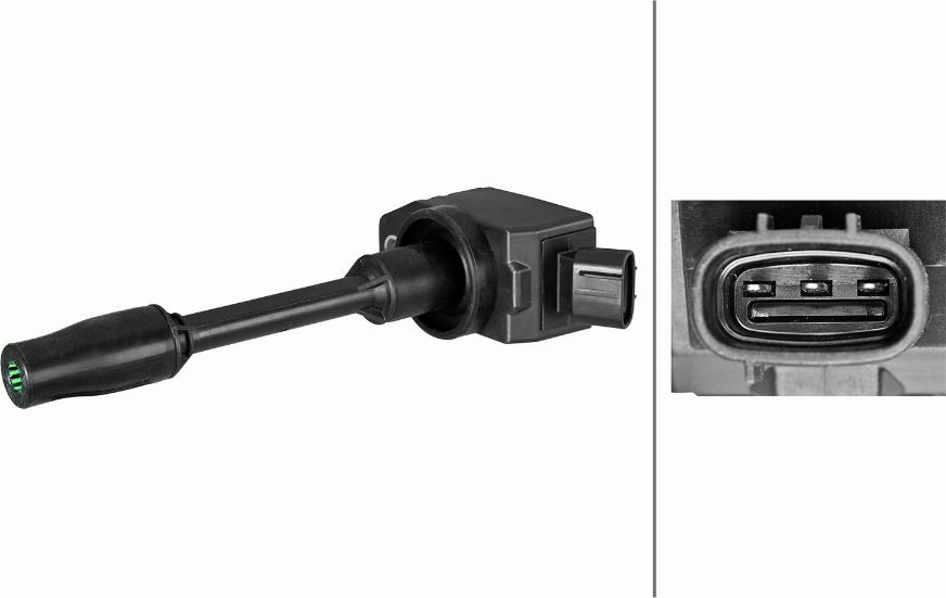 HELLA 5DA 358 101-931 - Катушка зажигания abcparts.ee