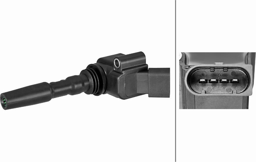 HELLA 5DA 358 101-581 - Катушка зажигания abcparts.ee