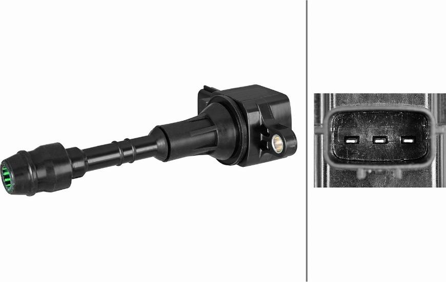 HELLA 5DA 358 101-651 - Катушка зажигания abcparts.ee