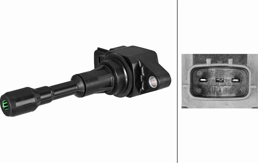 HELLA 5DA 358 101-661 - Катушка зажигания abcparts.ee