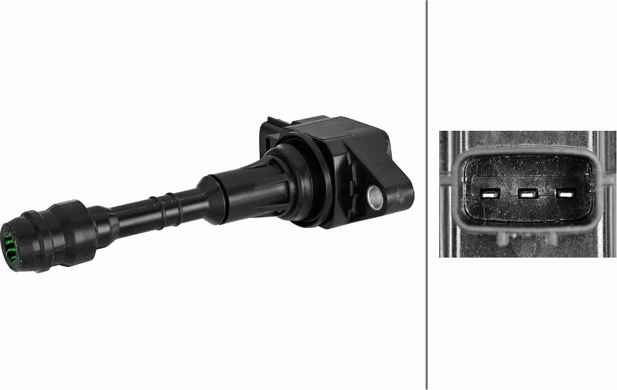 HELLA 5DA 358 101-631 - Катушка зажигания abcparts.ee