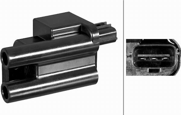 HELLA 5DA 358 290-431 - Катушка зажигания abcparts.ee