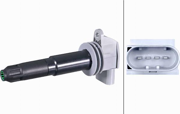 HELLA 5DA 358 290-591 - Катушка зажигания abcparts.ee