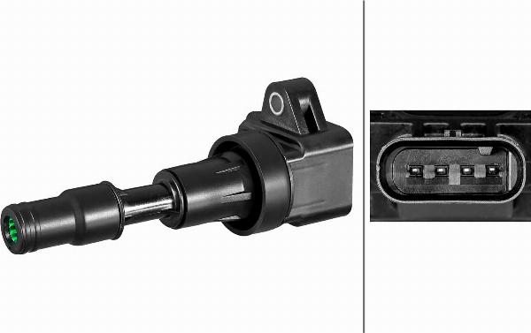 HELLA 5DA 358 290-301 - Катушка зажигания abcparts.ee