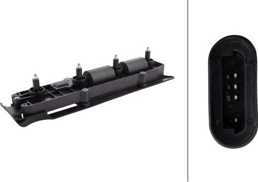 HELLA 5DA230035-651 - Катушка зажигания abcparts.ee