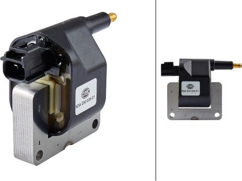HELLA 5DA230035-011 - Катушка зажигания abcparts.ee