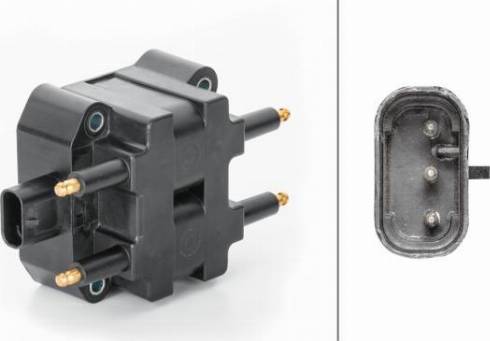 HELLA 5DA 230 035-191 - Катушка зажигания abcparts.ee