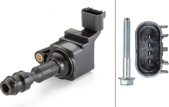 HELLA 5DA 230 035-891 - Катушка зажигания abcparts.ee