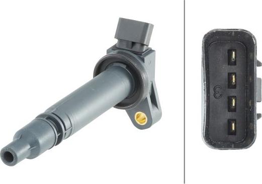 HELLA 5DA 230 036-551 - Катушка зажигания abcparts.ee