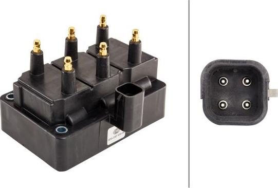 HELLA 5DA230036-051 - Катушка зажигания abcparts.ee
