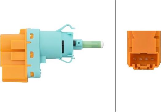 HELLA 6DD 010 966-681 - Выключатель стоп сигнала / сцепления abcparts.ee