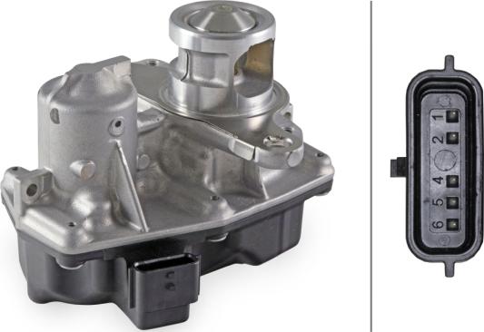 HELLA 6NU 014 864-431 - Клапан возврата ОГ abcparts.ee