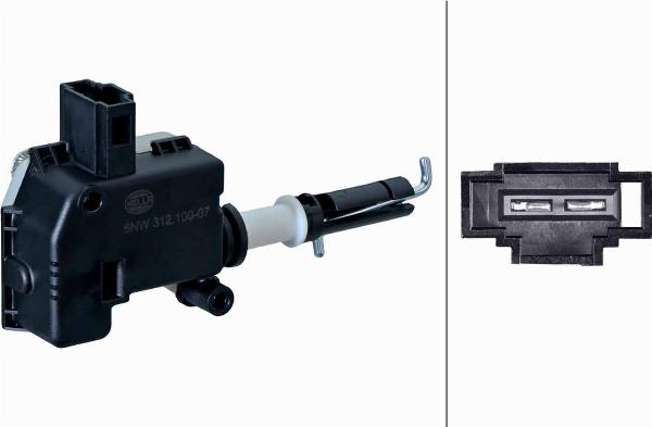 HELLA 6NW 312 100-071 - Актуатор, центральный замок abcparts.ee