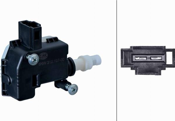 HELLA 6NW 312 107-001 - Актуатор, центральный замок abcparts.ee