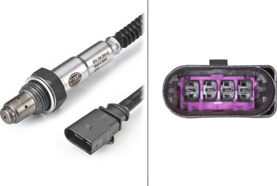 HELLA 6PA 358 066-421 - Лямбда-зонд, датчик кислорода abcparts.ee