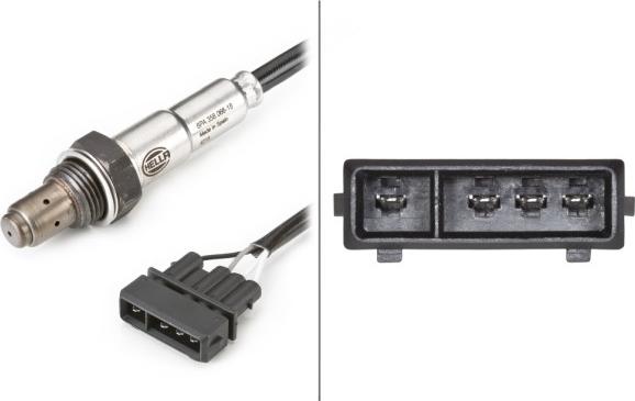 HELLA 6PA 358 066-181 - Лямбда-зонд, датчик кислорода abcparts.ee