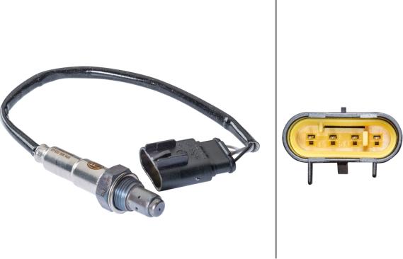 HELLA 6PA 358 103-031 - Лямбда-зонд, датчик кислорода abcparts.ee