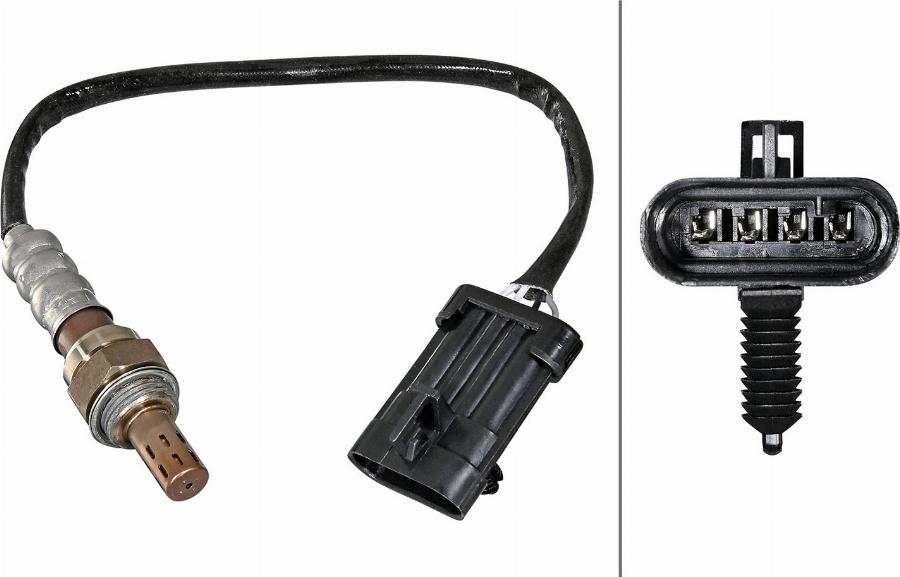 HELLA 6PA 358 221-241 - Лямбда-зонд, датчик кислорода abcparts.ee