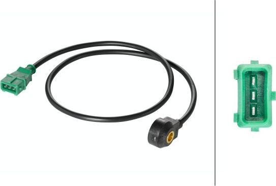 HELLA 6PG 009 108-511 - Датчик детонации abcparts.ee