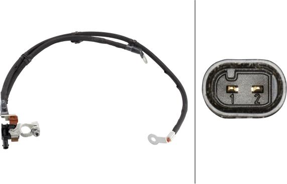 HELLA 6PK 010 544-921 - Датчик, управление аккумуляторной батареей abcparts.ee