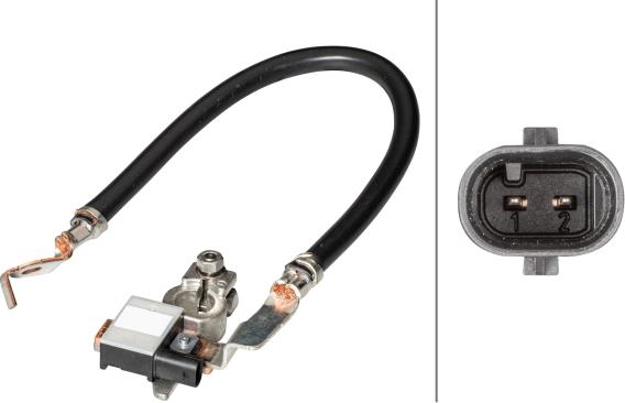 HELLA 6PK 013 442-901 - Датчик, управление аккумуляторной батареей abcparts.ee