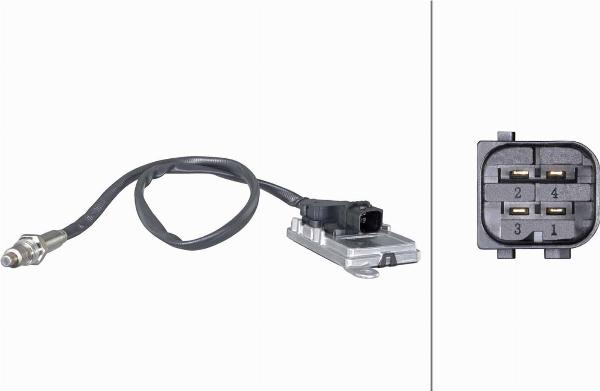 HELLA 6PN 358 186-391 - NOx-датчик, впрыск карбамида abcparts.ee