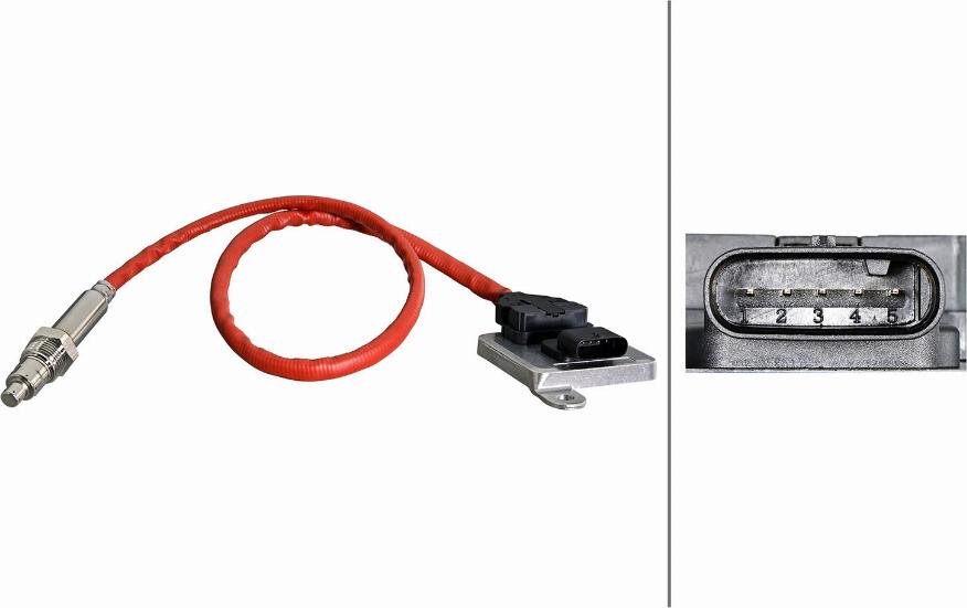 HELLA 6PN 358 307-261 - NOx-датчик, впрыск карбамида abcparts.ee