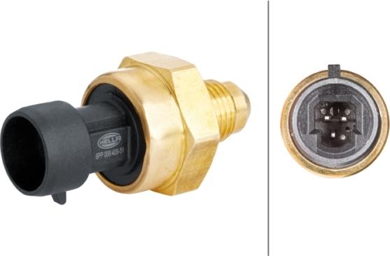 HELLA 6PP 009 409-511 - Датчик, давление выхлопных газов abcparts.ee