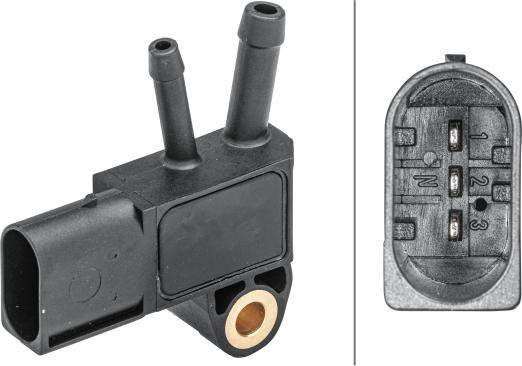 HELLA 6PP 009 409-171 - Датчик, давление выхлопных газов abcparts.ee