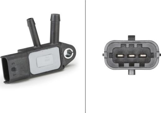 HELLA 6PP 009 409-201 - Датчик, давление выхлопных газов abcparts.ee