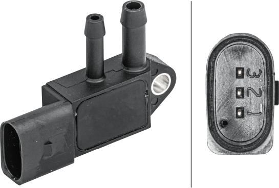 HELLA 6PP 009 409-231 - Датчик, давление выхлопных газов abcparts.ee