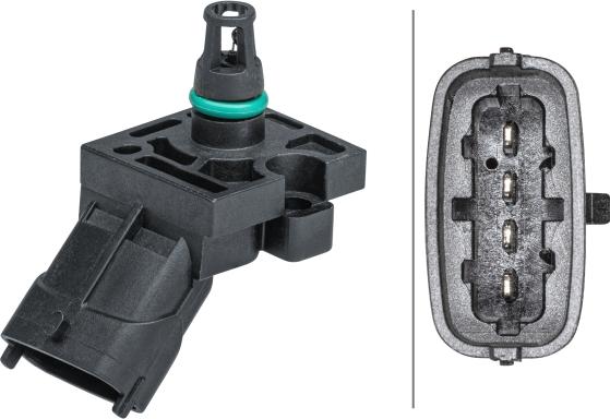 HELLA 6PP009 403-131 - Датчик, давление наддува abcparts.ee