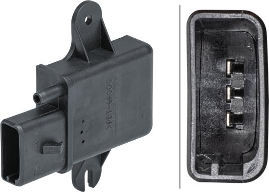 HELLA 6PP 009 403-321 - Датчик, давление во впускной трубе abcparts.ee