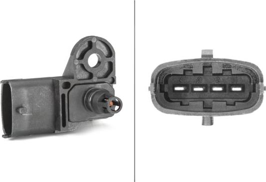 HELLA 6PP 013 112-251 - Датчик, давление наддува abcparts.ee
