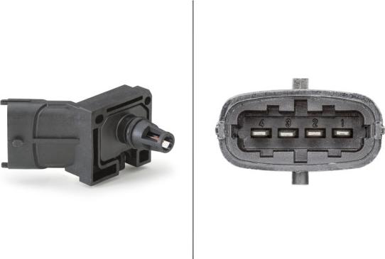 HELLA 6PP 013 112-221 - Датчик, давление наддува abcparts.ee