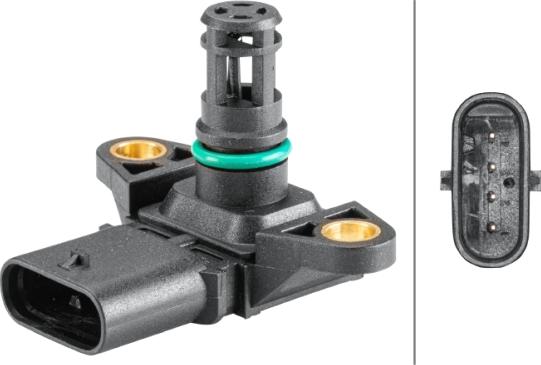 HELLA 6PP 358 152-381 - Датчик, давление наддува abcparts.ee
