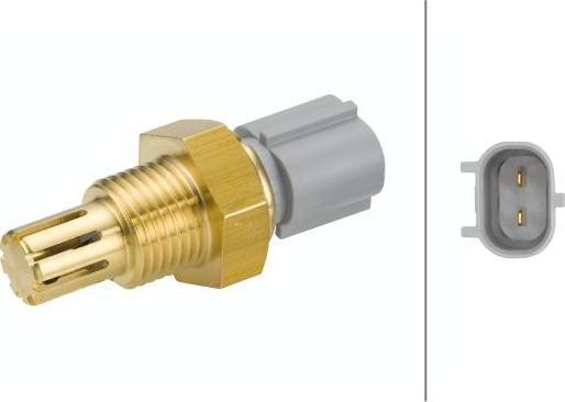 HELLA 6PT 009 109-331 - Датчик, температура впускаемого воздуха abcparts.ee