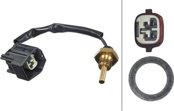 HELLA 6PT 009 309-461 - Датчик температуры ОЖ, охлаждающей жидкости abcparts.ee
