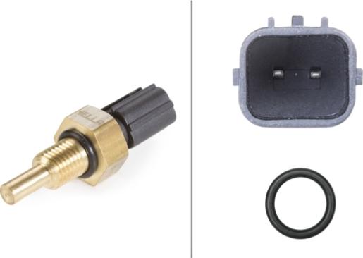HELLA 6PT 009 309-421 - Датчик температуры ОЖ, охлаждающей жидкости abcparts.ee