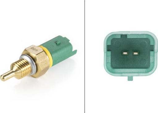 HELLA 6PT 009 309-161 - Датчик температуры ОЖ, охлаждающей жидкости abcparts.ee