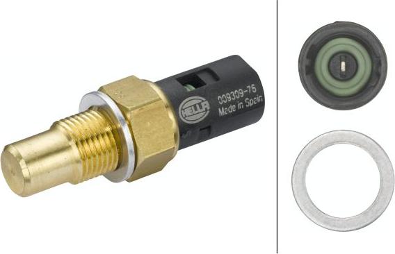 HELLA 6PT 009 309-761 - Датчик температуры ОЖ, охлаждающей жидкости abcparts.ee