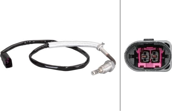 HELLA 6PT 010 376-241 - Датчик, температура выхлопных газов abcparts.ee