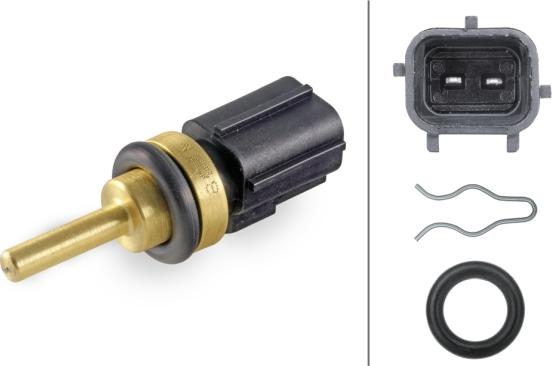 HELLA 6PT 013 113-231 - Датчик температуры ОЖ, охлаждающей жидкости abcparts.ee