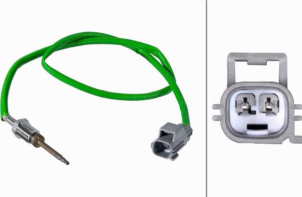 HELLA 6PT 358 226-421 - Датчик, температура выхлопных газов abcparts.ee