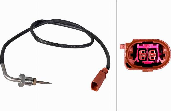 HELLA 6PT 358 226-471 - Датчик, температура выхлопных газов abcparts.ee