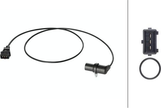 HELLA 6PU 009 146-651 - Датчик положения Коленвала, RPM abcparts.ee