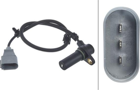 HELLA 6PU 009 167-251 - Датчик положения Коленвала, RPM abcparts.ee
