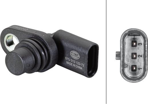 HELLA 6PU 013 122-721 - Датчик положения Распредвала abcparts.ee