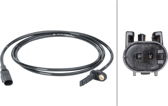 HELLA 6PU 012 679-641 - ABS датчик, частота вращения колеса abcparts.ee