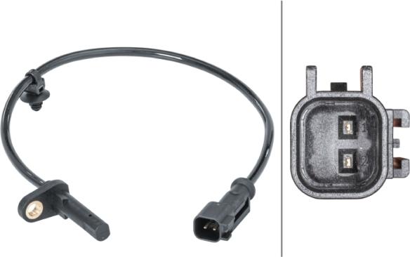 HELLA 6PU 012 679-601 - ABS датчик, частота вращения колеса abcparts.ee